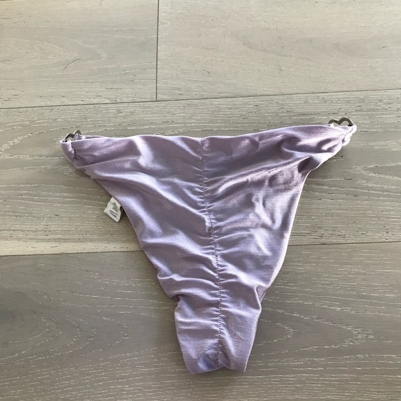 Superdown lavender Serena Heart Bikini Bottom sz small - Picture 5 of 7